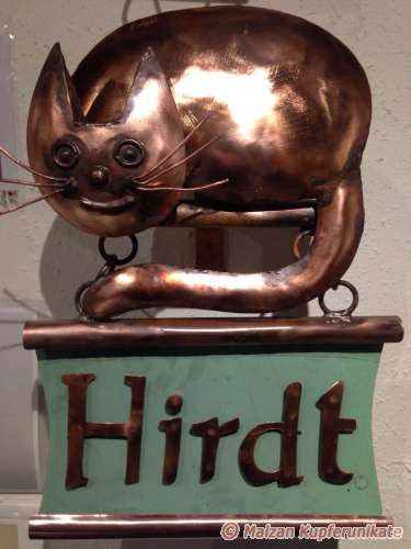 Namensschild Katze Mog