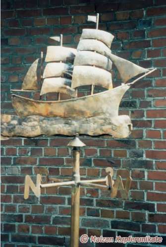 Wetterfahne, Segelschiff