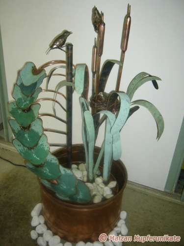 Wasserspiel "V&ouml;gel im Schilf"